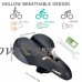 Comfortable Men Women Bike Seat - DAWAY C66 Foam Padded Leather Road Mountain Bicycle Saddle Cushion with Taillight  Waterproof  Soft  Breathable  Fit MTB  Most Bikes  for Everyone  1 Year Warranty - B075FQ943T